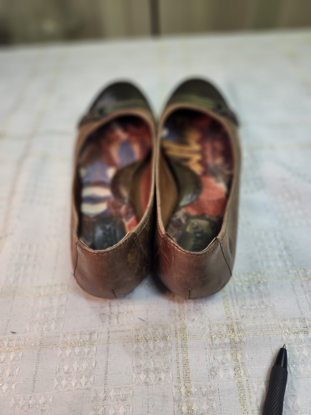 Born Metallic Bronze & Tan Ballet Flats - Picture 5 of 6